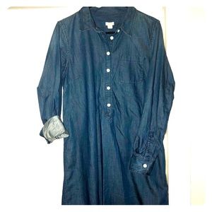 J Crew Chambray Shirt Dress